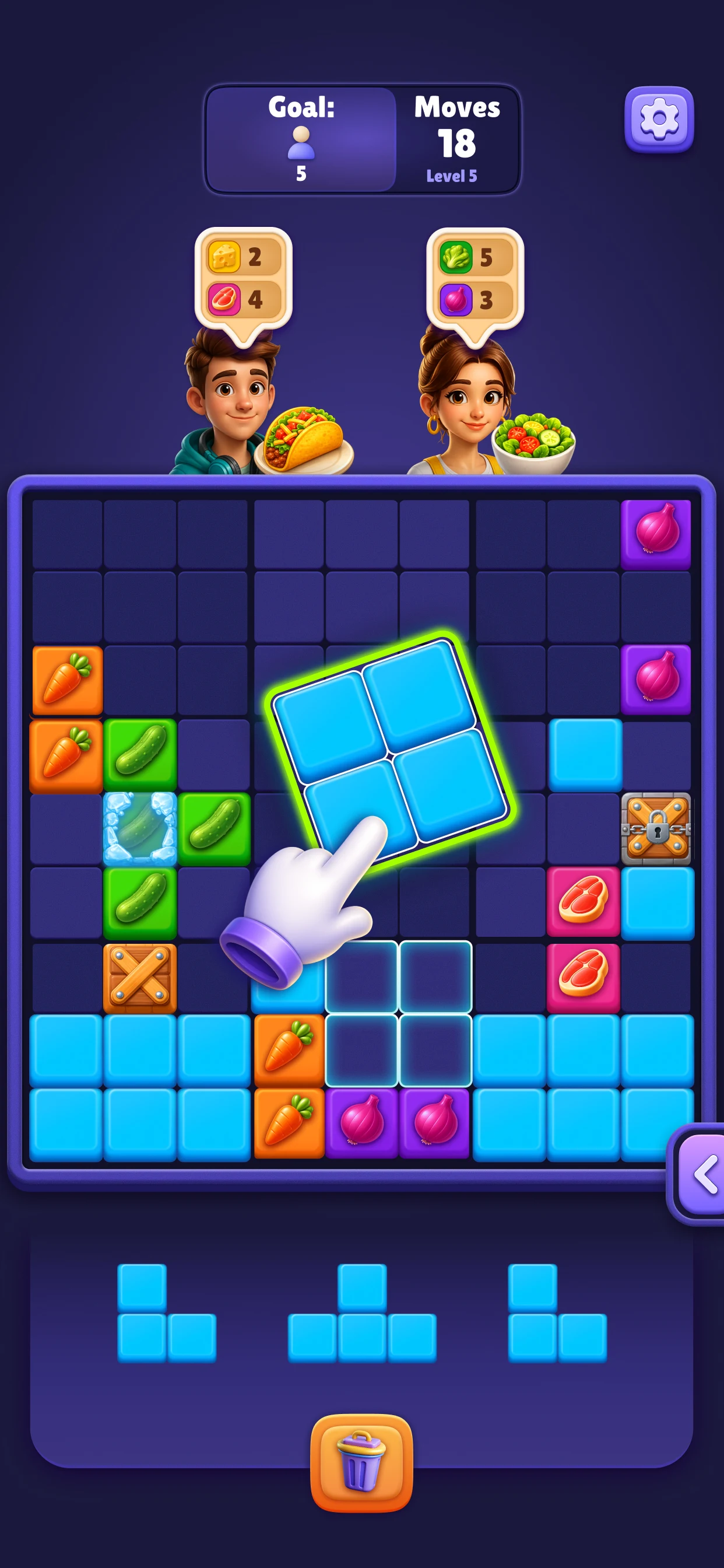 Block Chef - Cooking Puzzle screenshot