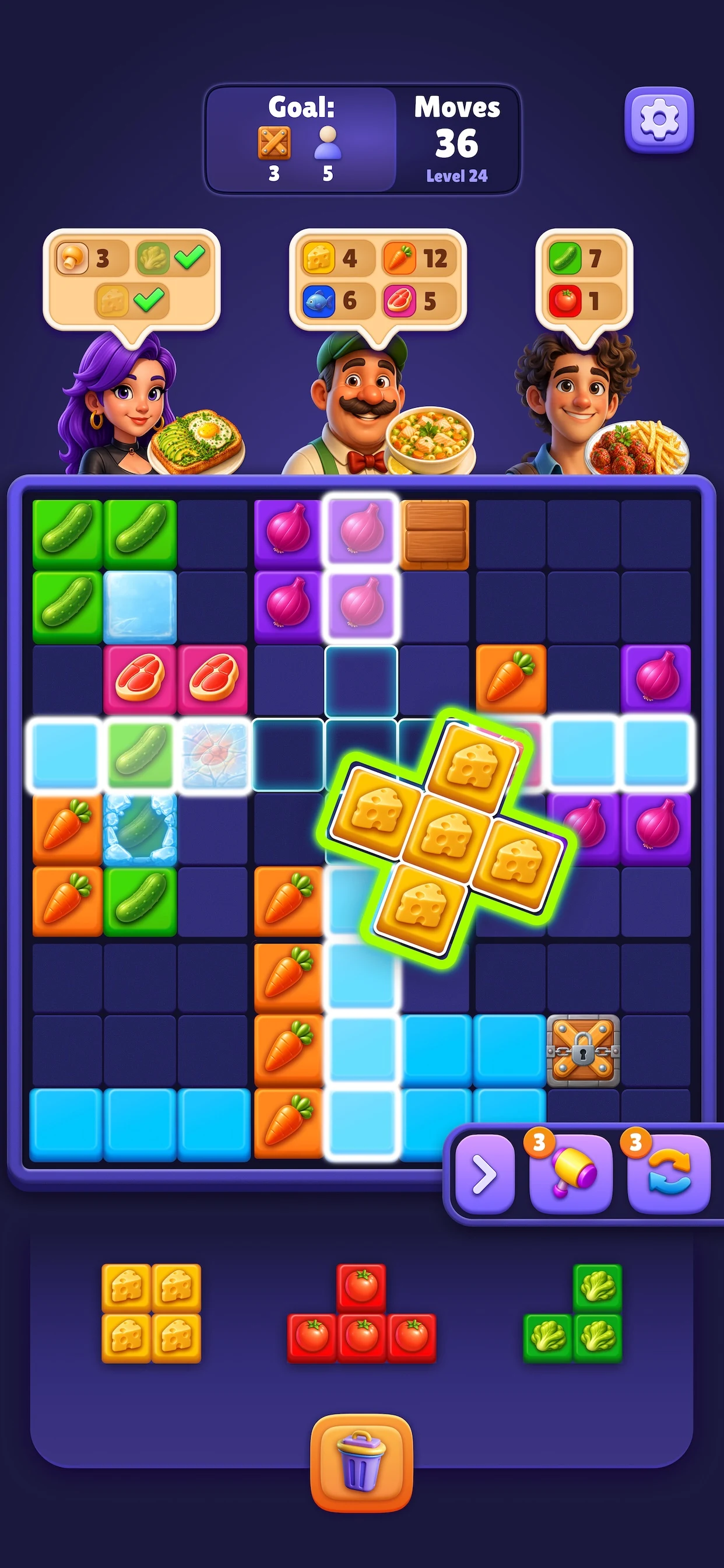 Block Chef - Cooking Puzzle screenshot
